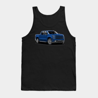 Silverado Truck 1500 (Blue) Tank Top